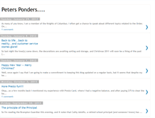 Tablet Screenshot of petersponders.blogspot.com
