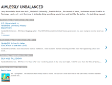 Tablet Screenshot of aimlesslyunbalanced.blogspot.com