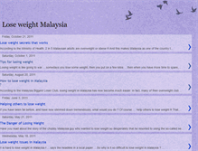 Tablet Screenshot of biggest-loser-malaysia.blogspot.com