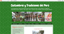 Desktop Screenshot of costumbresytradiciones-peru.blogspot.com