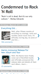 Mobile Screenshot of condemnedtorocknroll.blogspot.com
