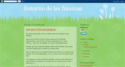 Desktop Screenshot of entornodelasfinanzas.blogspot.com