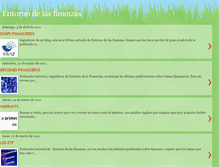 Tablet Screenshot of entornodelasfinanzas.blogspot.com