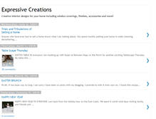 Tablet Screenshot of expressivecreationsca.blogspot.com