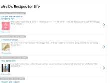 Tablet Screenshot of mrsdsrecipesforlife.blogspot.com