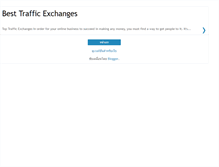 Tablet Screenshot of besttrafficexchange1.blogspot.com