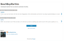 Tablet Screenshot of beachboysrarities.blogspot.com