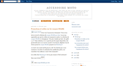 Desktop Screenshot of accessoire-moto.blogspot.com