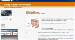 Desktop Screenshot of being-health4wealth.blogspot.com