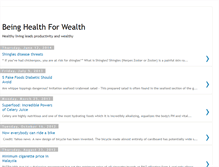 Tablet Screenshot of being-health4wealth.blogspot.com