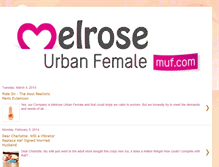 Tablet Screenshot of melroseurbanfemale.blogspot.com