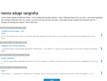 Tablet Screenshot of nannaadugesangraha.blogspot.com