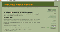 Desktop Screenshot of chessmatrix.blogspot.com