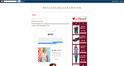 Desktop Screenshot of boiledlikeacrawfish.blogspot.com