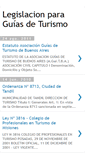 Mobile Screenshot of legislacionenturismo.blogspot.com