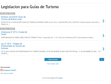 Tablet Screenshot of legislacionenturismo.blogspot.com