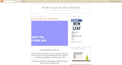 Desktop Screenshot of newleafhairstudio.blogspot.com