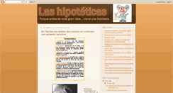 Desktop Screenshot of hipoteticas.blogspot.com