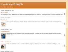 Tablet Screenshot of brightorangethoughts.blogspot.com