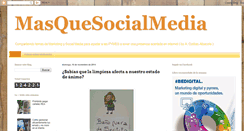 Desktop Screenshot of masquesocialmedia.blogspot.com