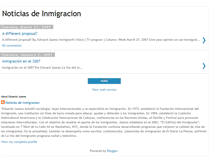 Tablet Screenshot of noticias-de-inmigracion.blogspot.com