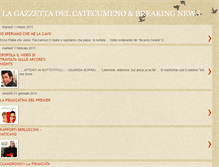 Tablet Screenshot of lagazzettadelkatekumenoebreakingnews.blogspot.com