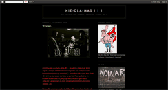 Desktop Screenshot of nie-dla-mas.blogspot.com