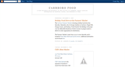 Desktop Screenshot of carrborofood.blogspot.com