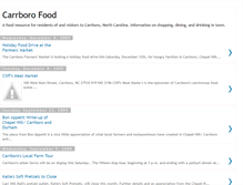 Tablet Screenshot of carrborofood.blogspot.com