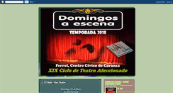 Desktop Screenshot of domingosaescena.blogspot.com