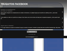 Tablet Screenshot of millonesfacebooktrucos.blogspot.com