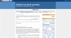 Desktop Screenshot of findingtruenorthcoaching.blogspot.com