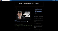 Desktop Screenshot of bobainsworthisacunt.blogspot.com