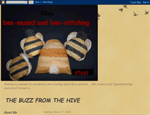 Tablet Screenshot of beemusedandbeestitching.blogspot.com