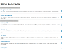 Tablet Screenshot of digitalgameguide.blogspot.com