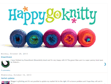 Tablet Screenshot of happygoknitty.blogspot.com