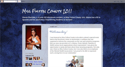 Desktop Screenshot of missfultoncounty.blogspot.com