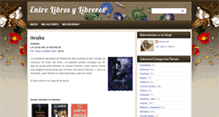 Desktop Screenshot of entrelibrosylibreros.blogspot.com