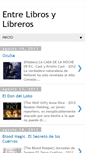 Mobile Screenshot of entrelibrosylibreros.blogspot.com