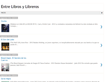 Tablet Screenshot of entrelibrosylibreros.blogspot.com