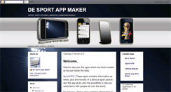 Desktop Screenshot of desportappmaker.blogspot.com