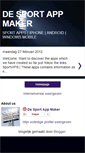 Mobile Screenshot of desportappmaker.blogspot.com