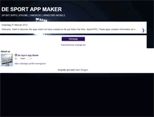 Tablet Screenshot of desportappmaker.blogspot.com