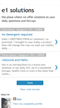 Mobile Screenshot of e1solutions.blogspot.com