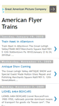 Mobile Screenshot of americanflyertrainsforsale.blogspot.com