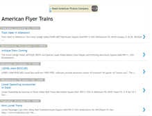 Tablet Screenshot of americanflyertrainsforsale.blogspot.com