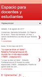 Mobile Screenshot of espacioparadocentesyestudiantes.blogspot.com