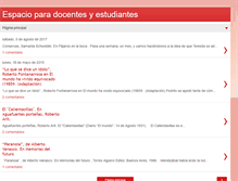 Tablet Screenshot of espacioparadocentesyestudiantes.blogspot.com