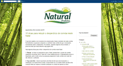 Desktop Screenshot of naturalprodutos.blogspot.com