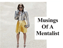 Tablet Screenshot of musing-mentalist.blogspot.com